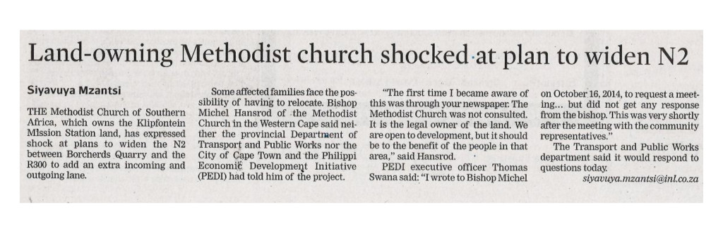 Cape Times 7 August 2015